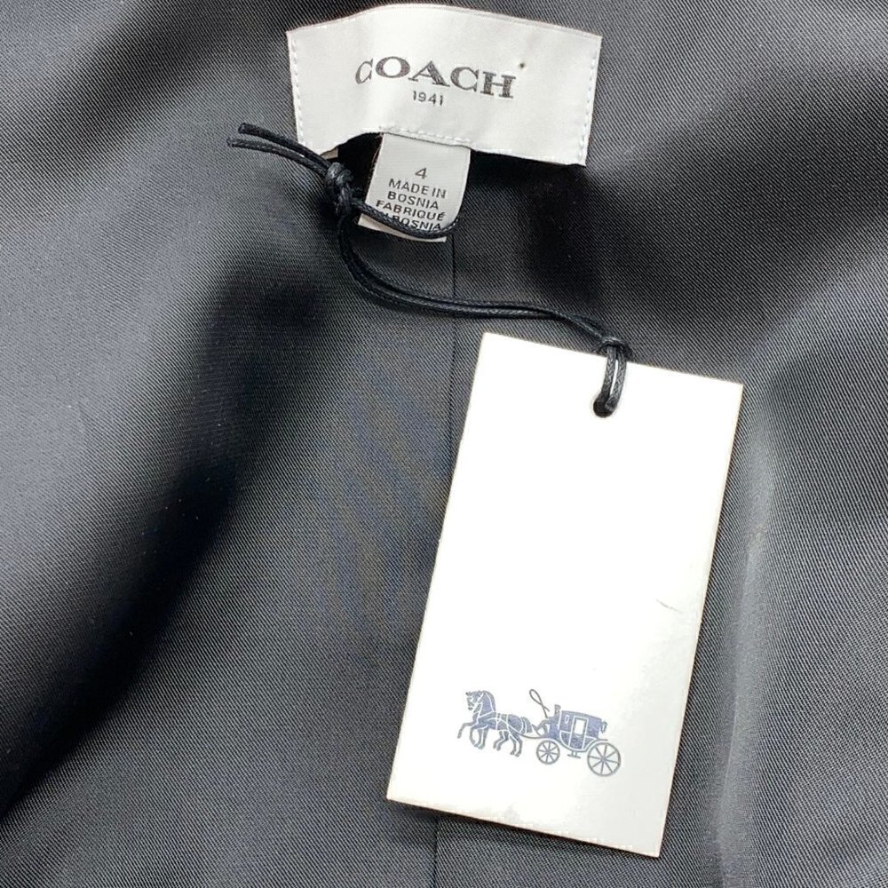 Coach Tan Trench Coat w/ Detachable Shoulders - Picture 6 of 8